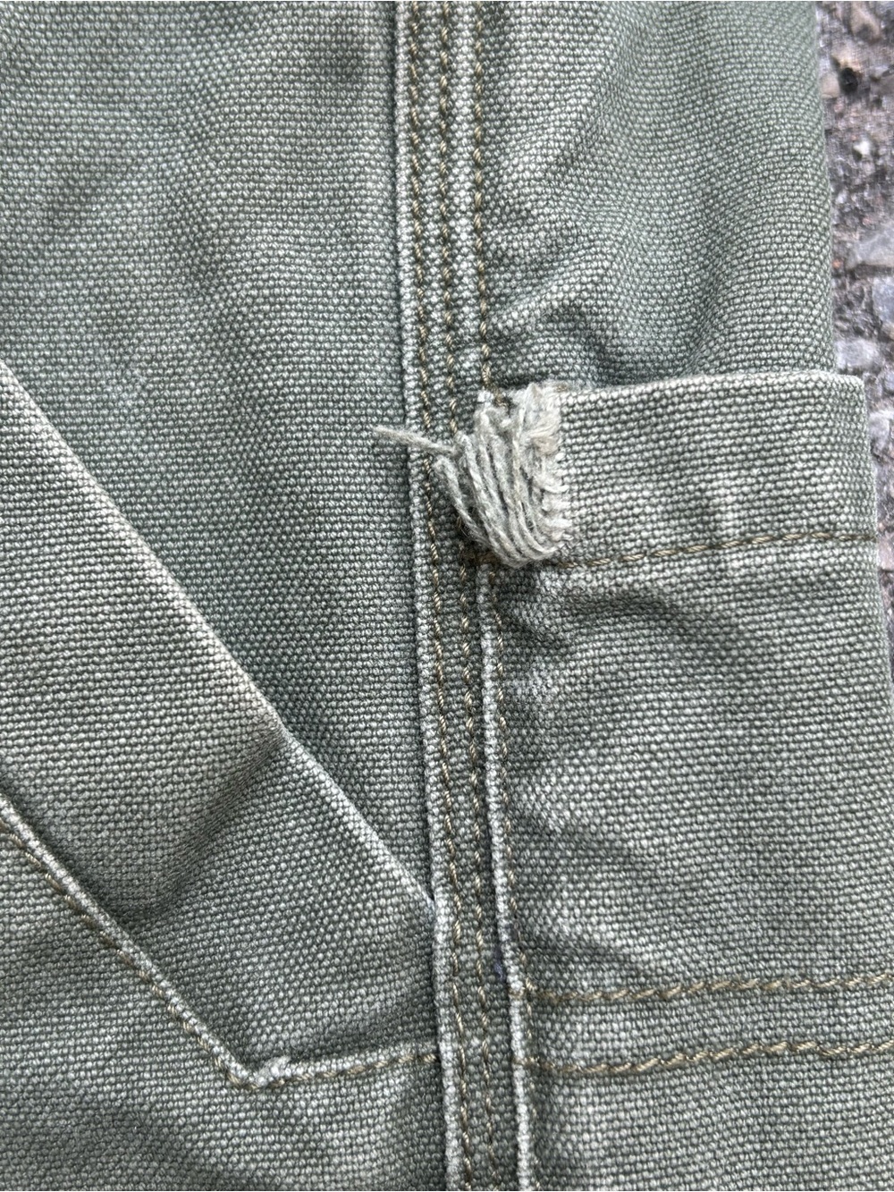 Vintage 90s L.L. Bean Military-Style Field Jacket in Olive Green - Picture 7 of 10